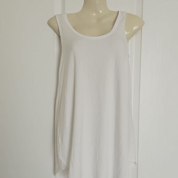 Women's White Sleeveless Top - Picture 7 of 12